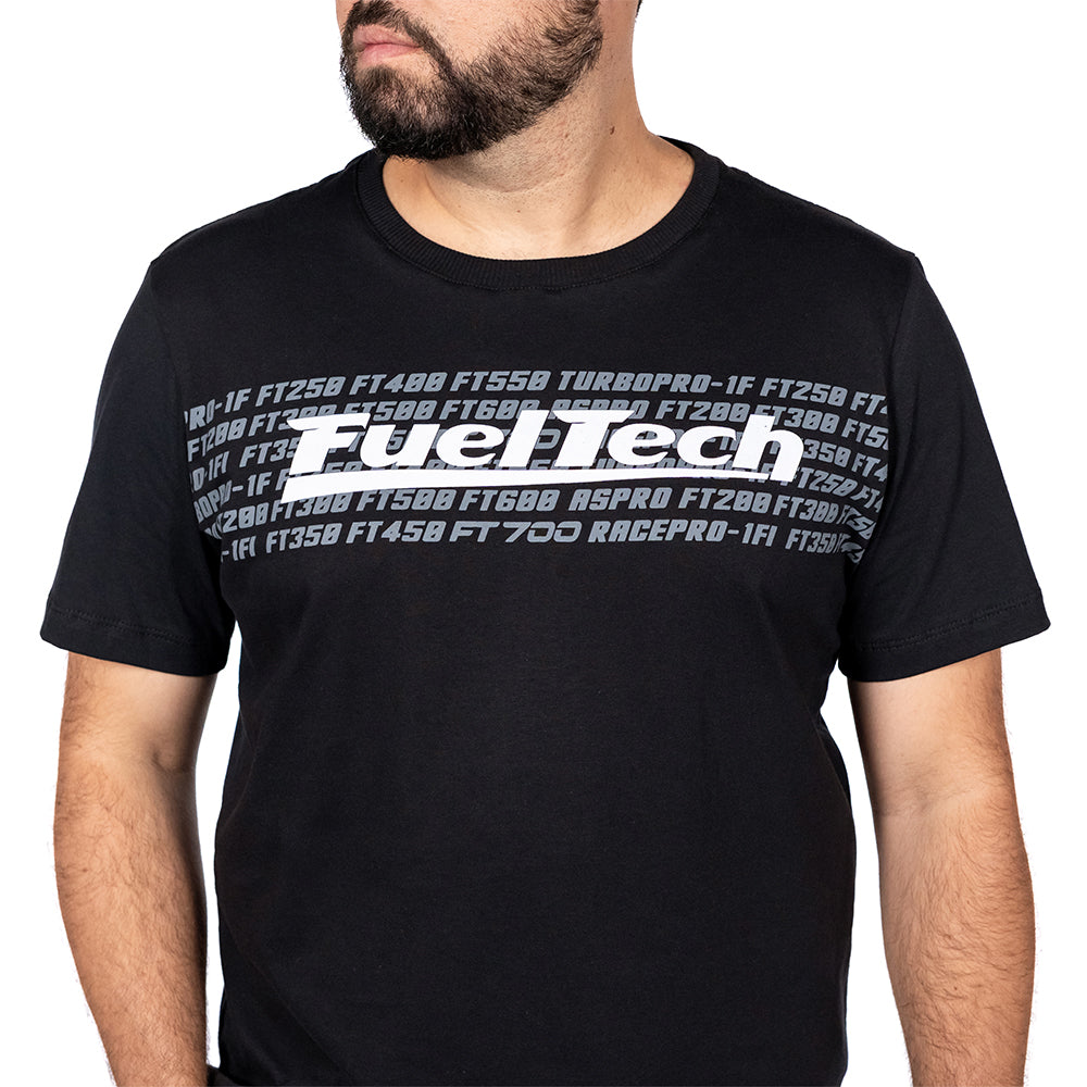 Camiseta Preta Módulos FuelTech
