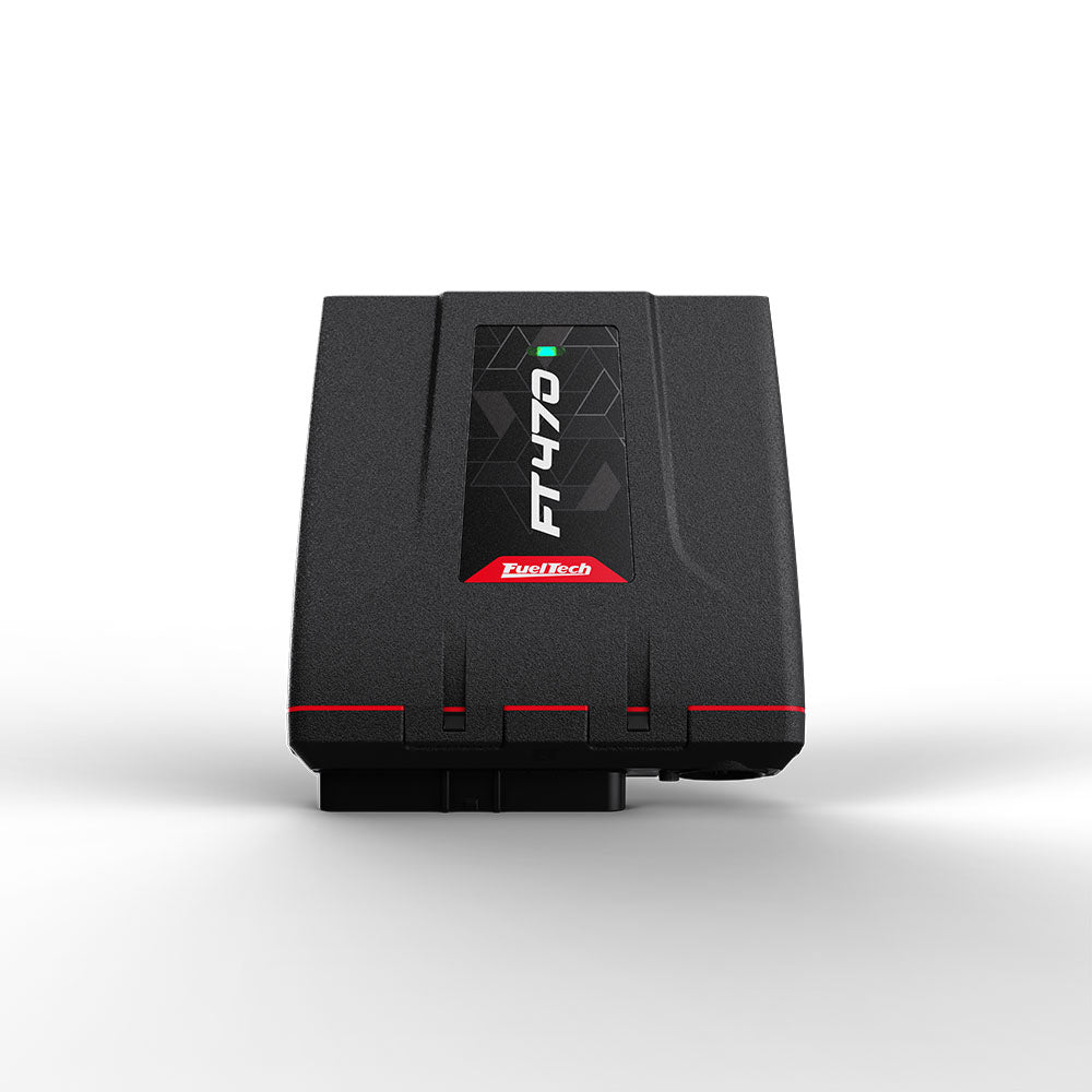 FT470 - vista frontal com LED de status