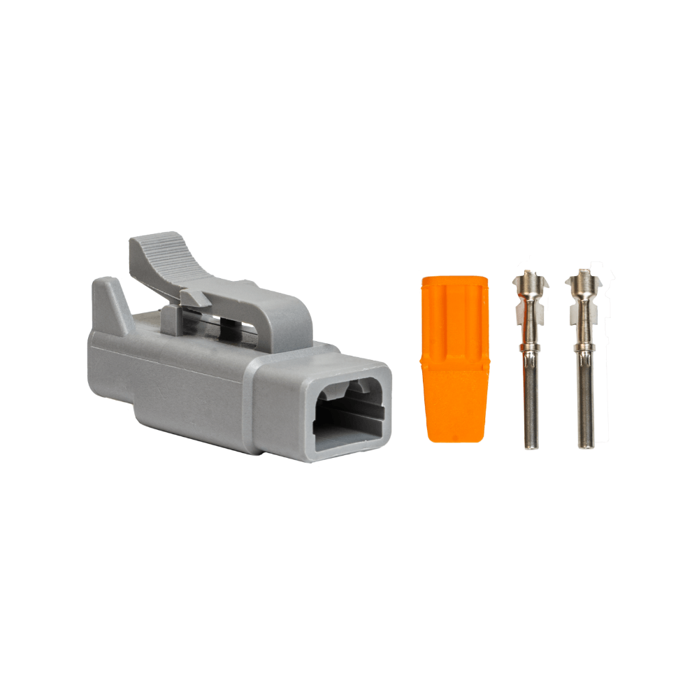 Kit Conectores e Terminais Macho para Can Padrão Deutsch 2V