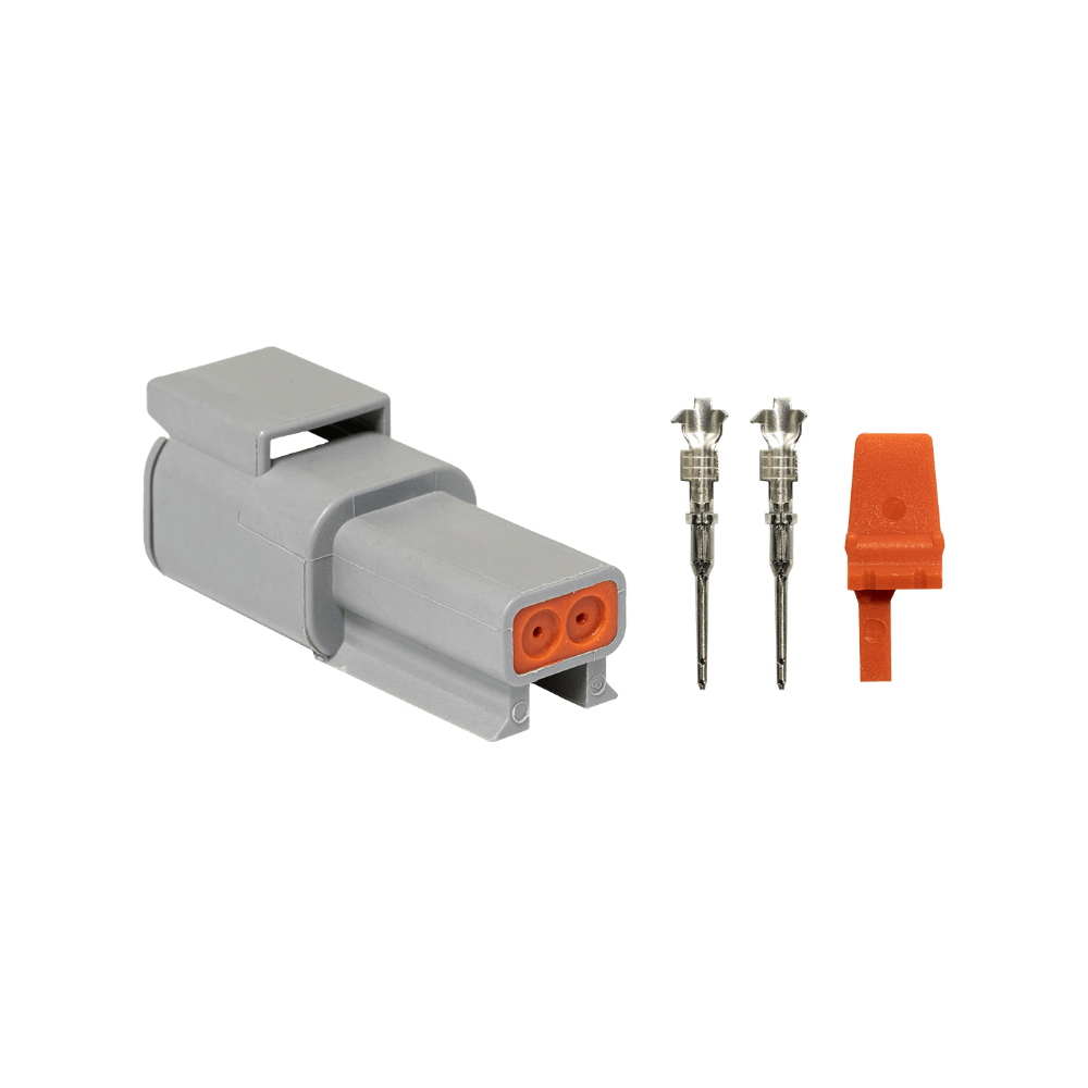 Kit Conectores e Terminais Fêmea para Can Padrão Deutsch 2V
