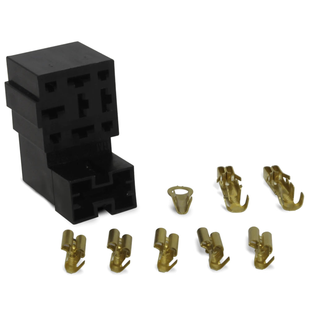 Suporte Porta Relé Comum com Fusível